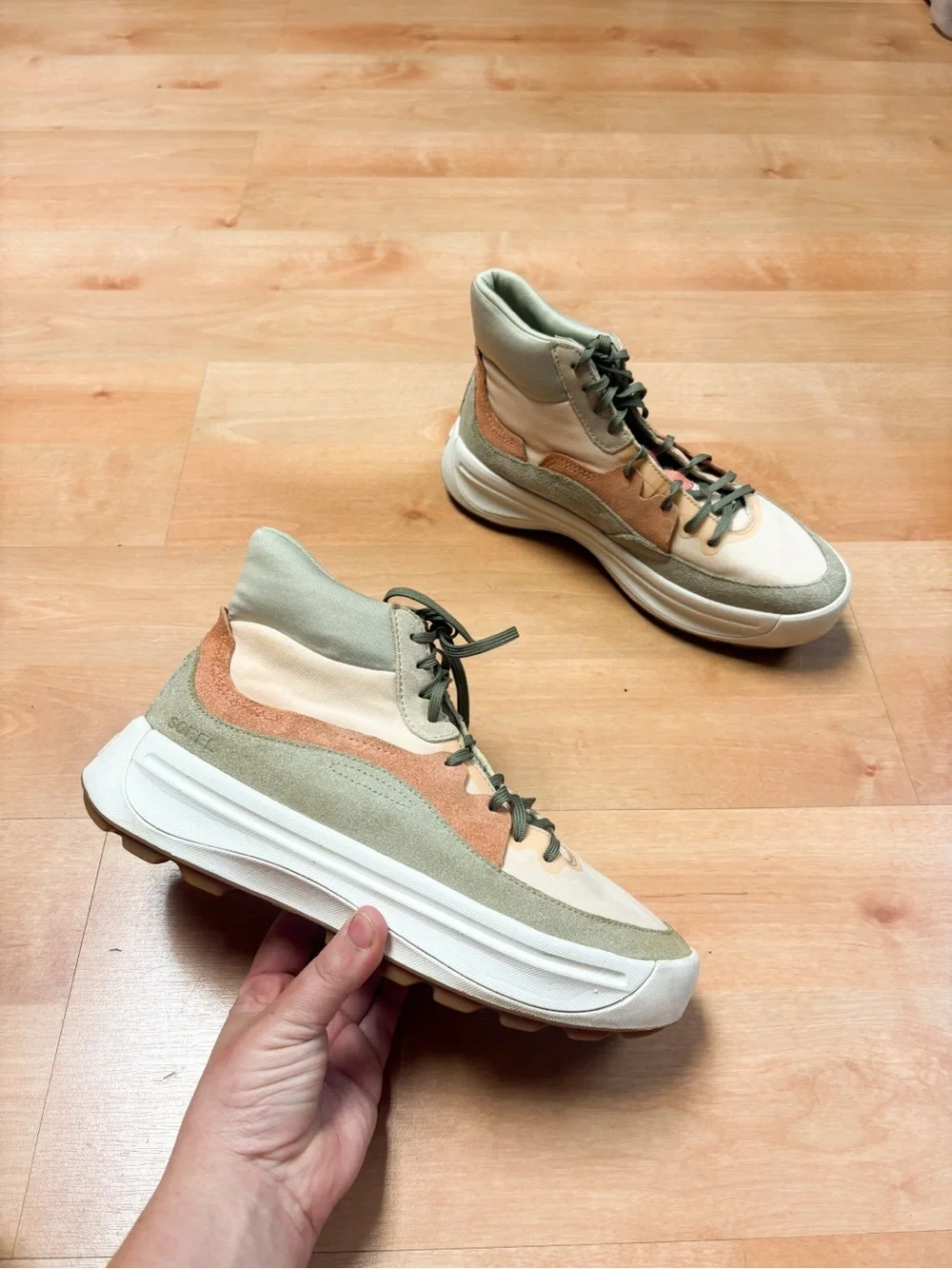 SOREL ONA 503 Mid Platform Sneakers Multicolor Women’s Size 9